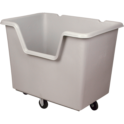 Starcart Easy-Access Box Truck, Polyethylene, 46" L x 31" W x 49" H, 24 cu. ft. Volume, 900 lbs. Capacity Equipment World