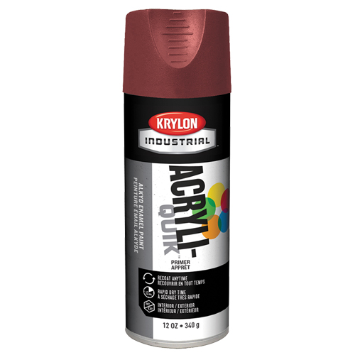 Industrial Acryli-Quik Lacquer, Ruddy Brown, Very Flat, 12 oz., Aerosol Can Equipment World