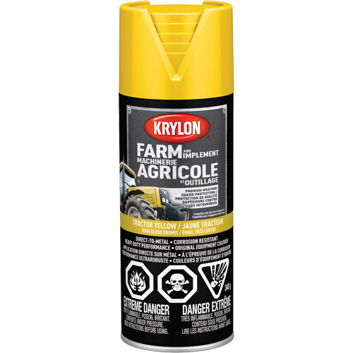 Farm & Implement Spray Paint, John Deere Yellow, High-Gloss, 12 oz., Aerosol Can Equipment World