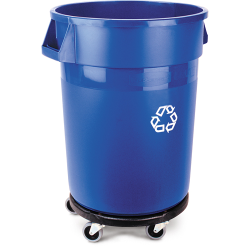 Brute&reg; Collection Recycling Container, Bulk, Plastic, 32 US gal. Equipment World