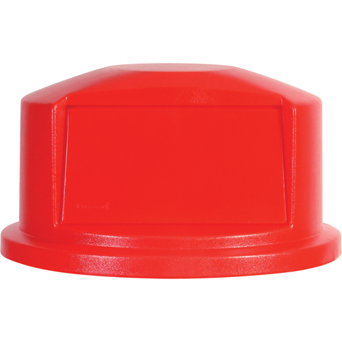 Round Brute&reg; Tops, Dome Lid, Plastic/Polyethylene, Fits Container Size: 22" Dia. Equipment World