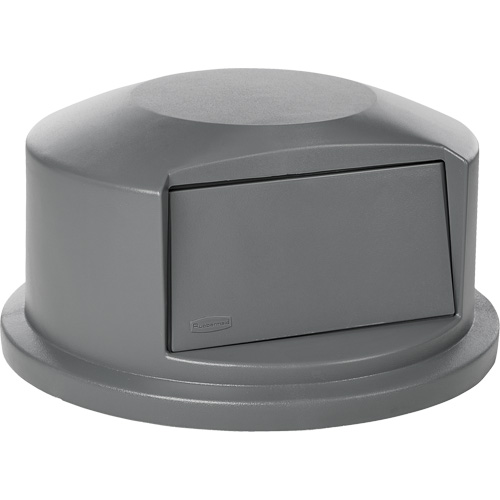 Round Brute&reg; Tops, Dome Lid, Plastic/Polyethylene, Fits Container Size: 24" Dia. Equipment World