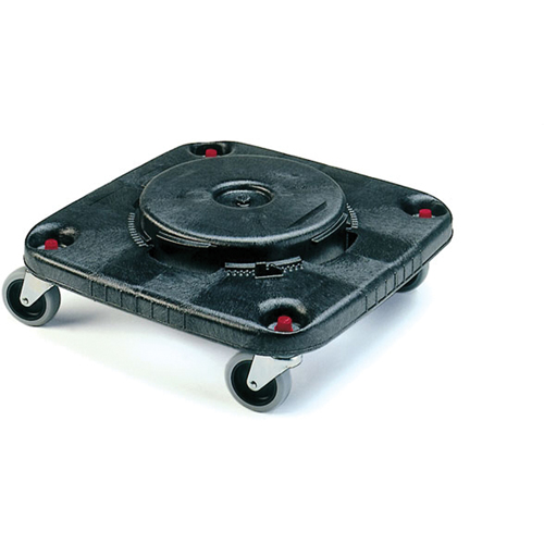 Square BRUTE&reg; Dollies, Polyethylene, Black Equipment World