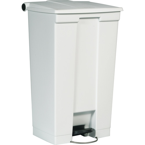 Flat Top Trash Can, Polyethylene, 23 US gal. Capacity Equipment World