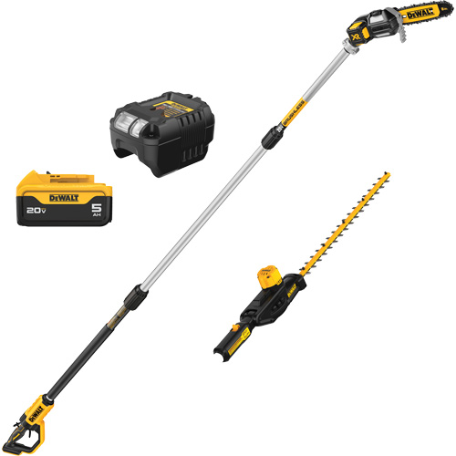MAX Cordless Lithium-Ion Pole Saw & Pole Hedge Trimmer Combo Kit Equipment World