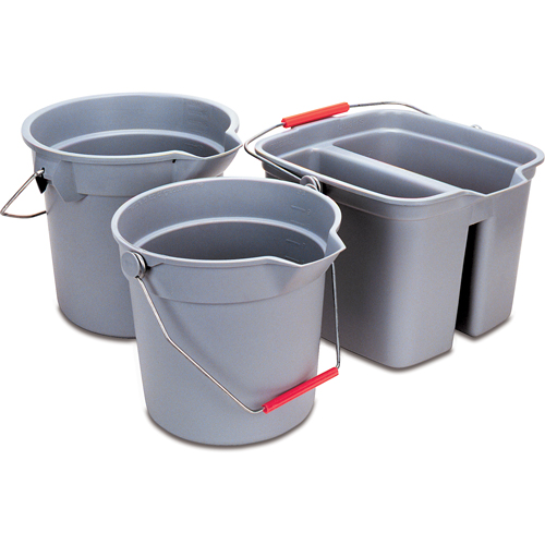 Brute&reg; Bucket, 3.5 US Gal. (14 qt.) Capacity, Grey Equipment World