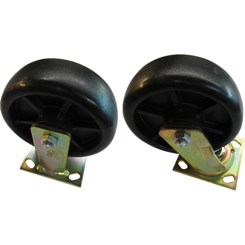 Steel Self-Dumping Hoppers - Caster Sets For Hoppers Equipment World