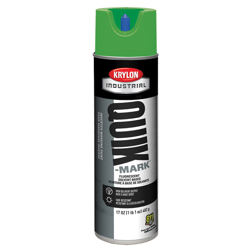 Peinture de marquage industrielle invers&eacute;e &agrave; base de solvant Quik-Mark, 17 oz, Canette a&eacute;rosol Equipment World