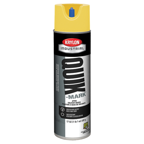 Industrial Quik-Mark Solvent-Based Inverted Marking Paint, 17 oz., Aerosol Can Equipment World