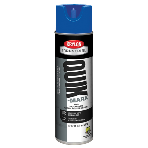 Industrial Quik-Mark Solvent-Based Inverted Marking Paint, 17 oz., Aerosol Can Equipment World