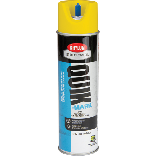 Industrial Quik-Mark Water-Based Inverted Marking Paint, 17 oz., Aerosol Can Equipment World
