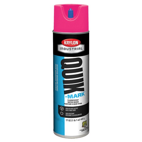 Peinture de marquage industrielle invers&eacute;e &agrave; base d'eau Quik-Mark, 17 oz, Canette a&eacute;rosol Equipment World