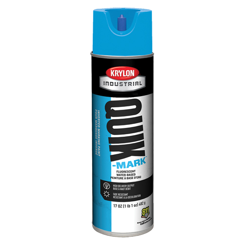 Industrial Quik-Mark Water-Based Inverted Marking Paint, 17 oz., Aerosol Can Equipment World