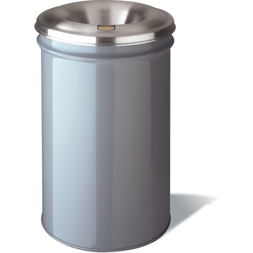 Cease-Fire&reg; Waste Cans, Metal, 4.5 US Gal. Equipment World