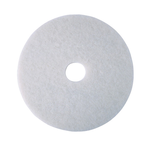 Floor Pad, 17", Polish, White Equipment World