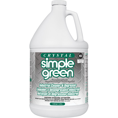 Crystal Simple Green&reg; Industrial Cleaner & Degreaser, 1 gal., Jug Equipment World