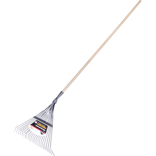 Pro Fan Rake, 24" Blade, 22 Tines, Hardwood Handle, Steel Blade Equipment World