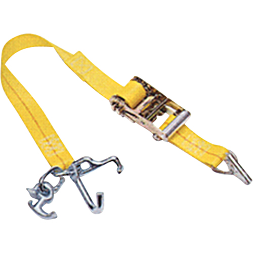 Auto Tie-Downs with Universal Lock, Ratchet, 2" W x 7' L, 1367 lbs. (620 kg) WLL Equipment World