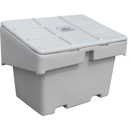 Salt Sand Container SOS, With Hasp, 42" x 29" x 30", 11 cu. Ft., Grey Equipment World
