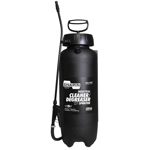 Industrial Viton Cleaner & Degreaser Sprayer, 3 gal. (11.36 L), Plastic/Polyethylene, 18" Wand Equipment World