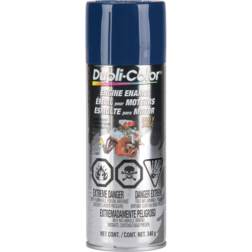 Engine Enamel Paint with Ceramic, Ford Blue, Gloss, 12 oz., Aerosol Can Equipment World