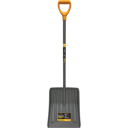Pro Snow Shovel, Polypropylene Blade, 13-7/8" Wide, D-Grip Handle Equipment World