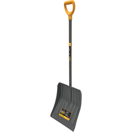 Pro Snow Shovel, Polypropylene Blade, 13-7/8" Wide, D-Grip Handle Equipment World