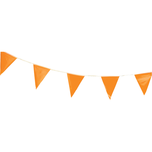Pennants, 60' L, Orange Equipment World