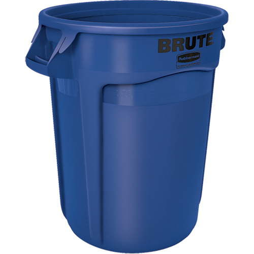 Round Brute&reg; Containers, Bulk, Polyethylene, 32 US gal. Equipment World