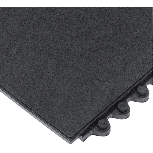 24/Seven&reg; Matting, Rubber, 3' W x 3' L, 5/8" Thick, Black Equipment World