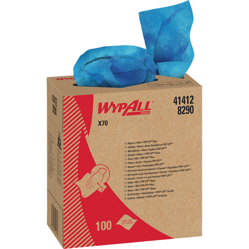 WypAll&reg; X70 Premium Industrial Cloths, Heavy-Duty, 16-4/5" L x 8-1/3" W Equipment World