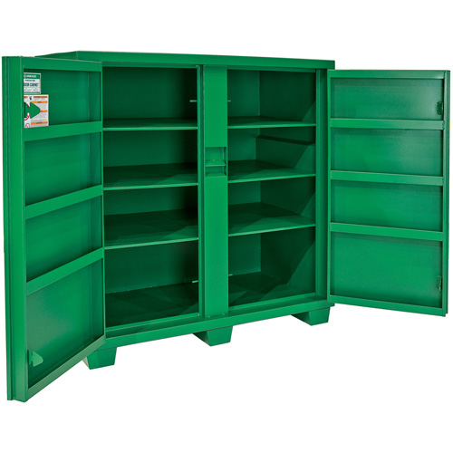 Coffret d'armoire, Acier, Vert Equipment World