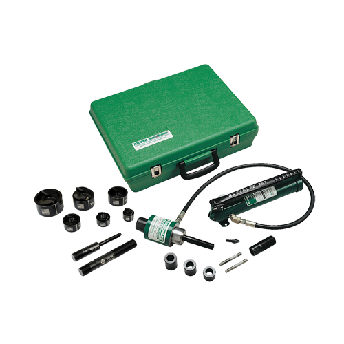 Hydraulic Knockout Kit with Hand Pump and Slug-Buster&reg; Punches Equipment World