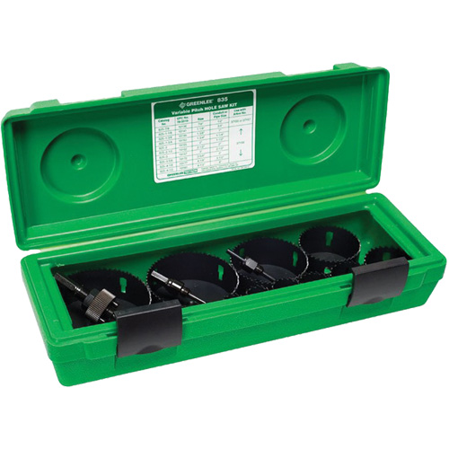 Bi-Metal Hole Saw Kit, 13 Pieces Equipment World