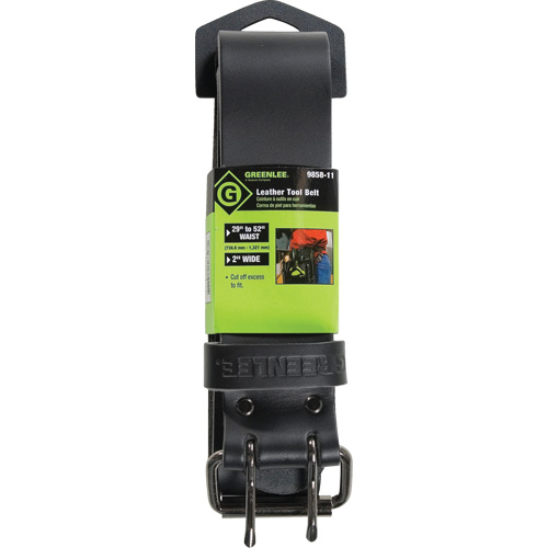 Tool Belt, Leather, Black Equipment World