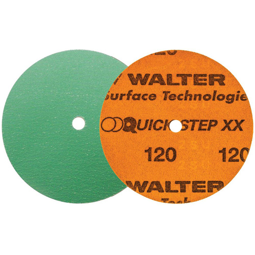 Quick-Step XX Sanding Disc, 5" Dia., 120 Grit, Ceramic Equipment World