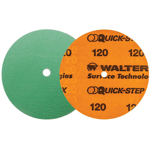 Quick-Step XX Sanding Disc, 6" Dia., 120 Grit, Ceramic Equipment World