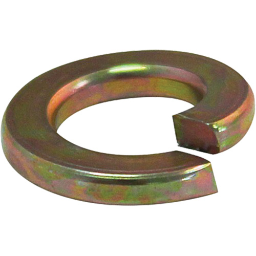 Split Lock Washer, 1", Yellow Zinc Equipment World