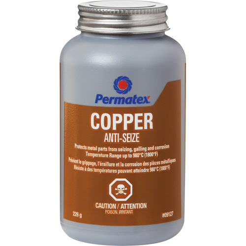 Copper Anti-Seize, 227 g, Brush Top Can, 1800°F (982°C) Max Temp. Equipment World