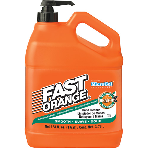 Hand Cleaner, Lotion, 3.78 L, Pump Bottle, Orange Equipment World