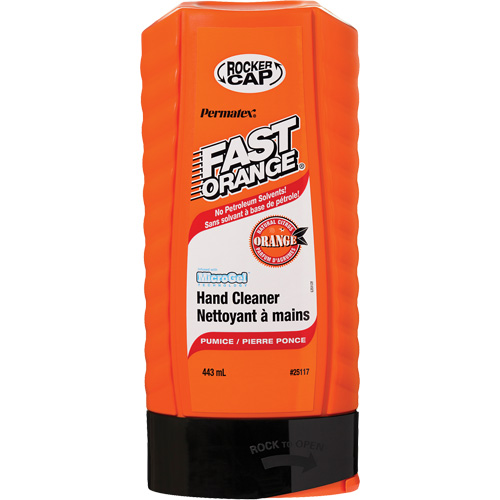 Hand Cleaner, Pumice, 443 ml, Bottle, Orange Equipment World
