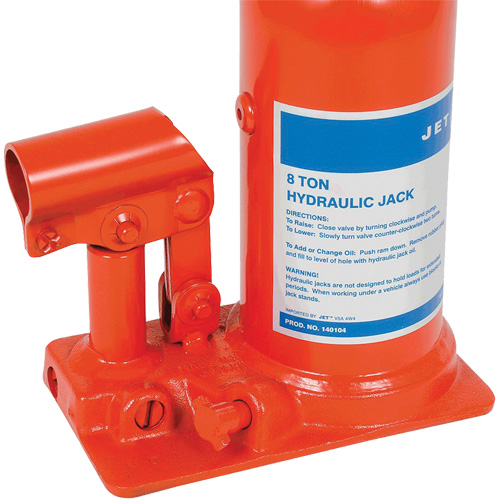 JHJ-8 Super Heavy-Duty Bottle Jack, 8 Ton(s), 15-3/8" Raised Height Equipment World