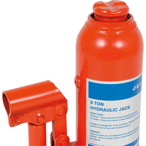 JHJ-8 Super Heavy-Duty Bottle Jack, 8 Ton(s), 15-3/8" Raised Height Equipment World