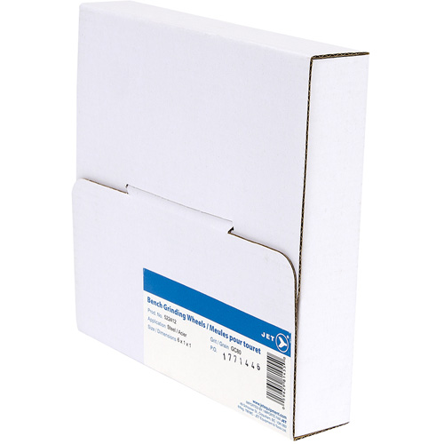 GC610M Bench Grinding Wheel, 6" x 1", 1" Arbor, Silicon Carbide Equipment World