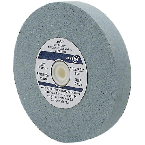 Bench Grinding Wheel, 8" x 1", 1" Arbor, Silicon Carbide Equipment World