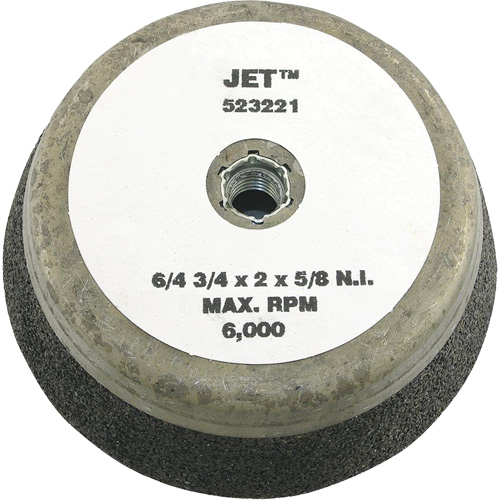 Resin Bond Cup Wheel, 4" x 2", 5/8"-11NC Arbor, Type 11 Equipment World