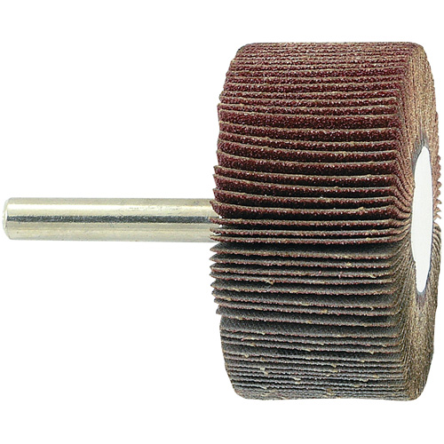 Shaft Mounted Flapwheel, 80 Grit, 2" x 1" x 1/4" Equipment World