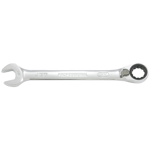 Long Pattern Reversible Ratcheting Combination Wrench, 7/16", Chrome Finish Equipment World