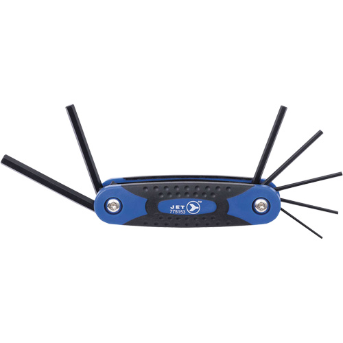 JFHK-7M Folding Hex Key Set, 7 Pcs., Metric Equipment World