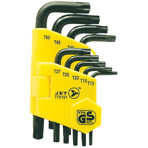 JTK-9TP Tamperproof Key Set, 9 Pcs., Torx&reg; Equipment World